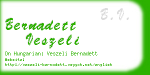 bernadett veszeli business card